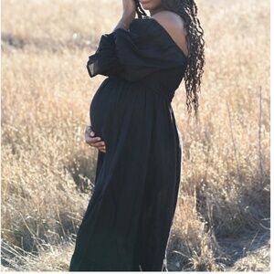 Beachwood Baby The Deia Dress // Noir